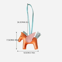 16pcs Flying Horse Keychain Bag Charm Pendant Accessory Keychain