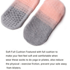 6 Pairs Women's Non-Slip Yoga Socks Soft Sports Ankle Socks