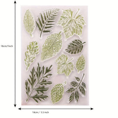 Leaf Pattern Stamps for DIY Scrapbooking Decoration