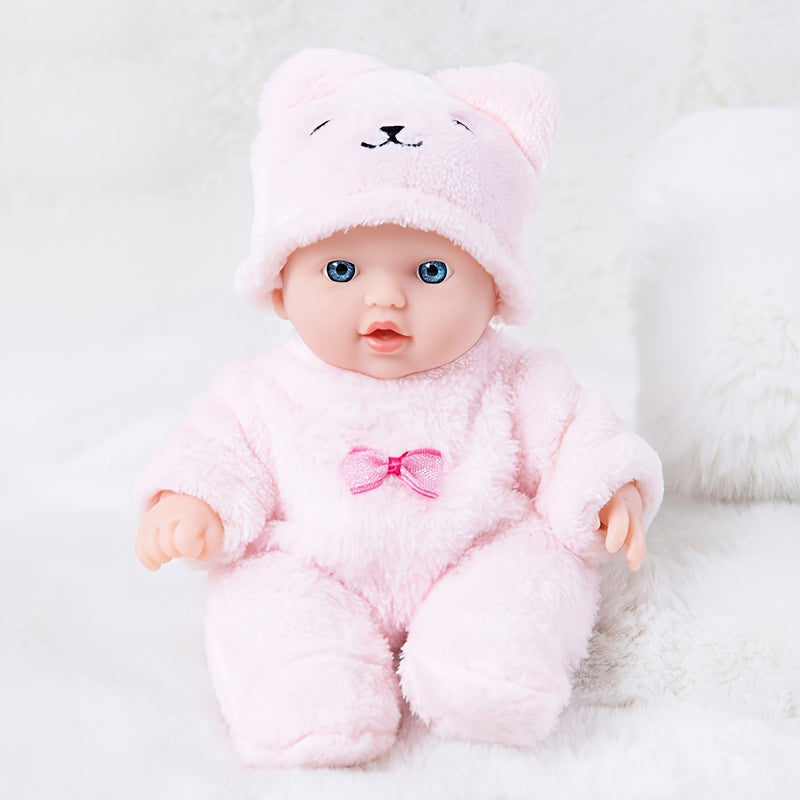 Reborn Baby Doll 7.87 Inch Doll with Clothing and Hat