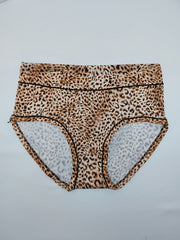3pcs Leopard Print Briefs High Waist Tummy Control Intimates Panties