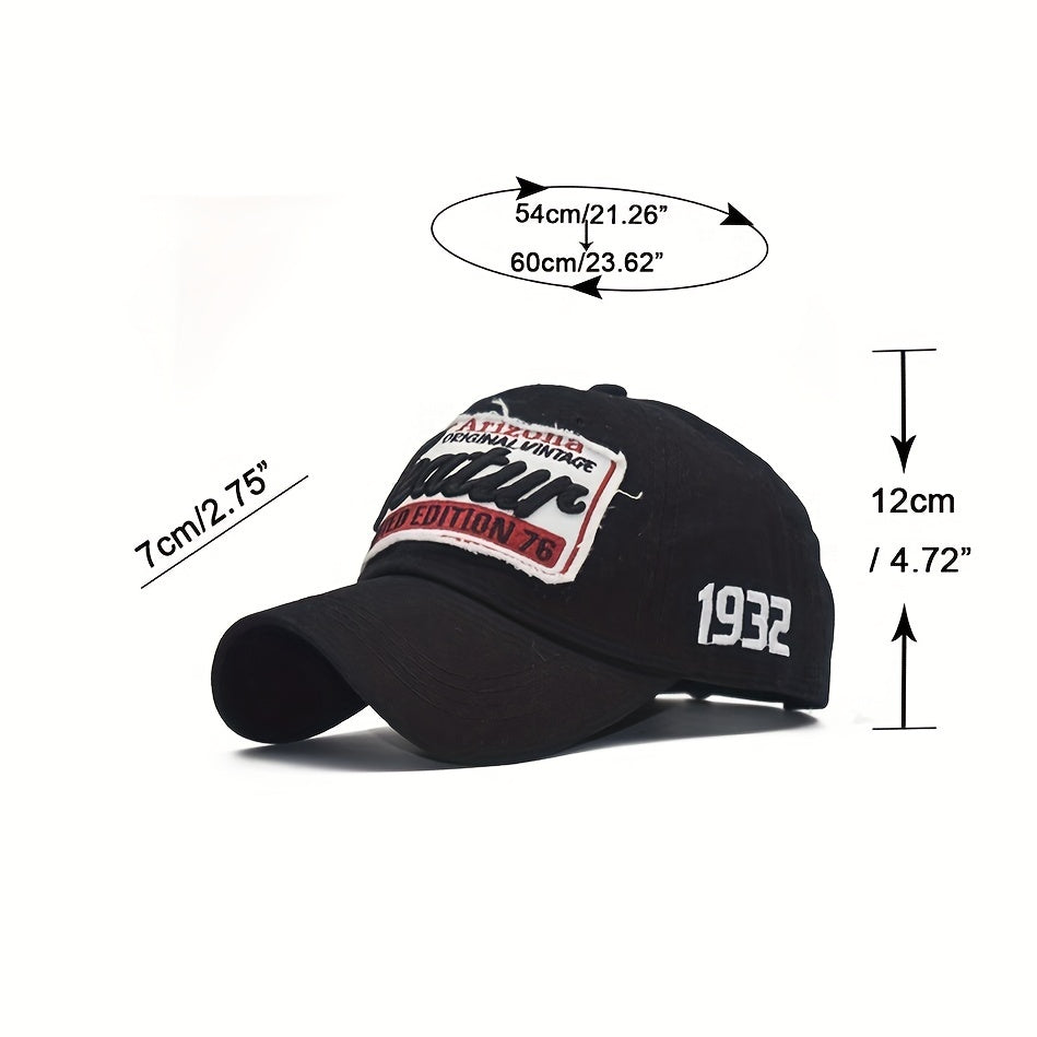 Embroidery Patch Baseball Cap Couple Hip Hop Sun Hat