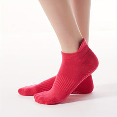 Non-slip Breathable Yoga Socks w/ Grips - Barre Ballet Pilates Fitness