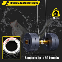 Clear Fishing Wire Monofilament Line 97m Strong Nylon String Supports 68KG