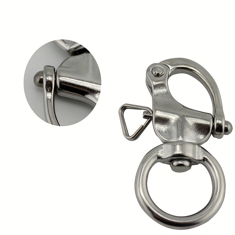 Stainless Steel Swivel Snap Hook Quick Release Buckle Outdoor Camping