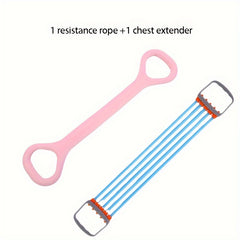 Yoga Equipment Set - Resistance & Chest Stretching Ropes