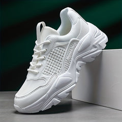 Men's Breathable Chunky Sneakers For Jogging Gym