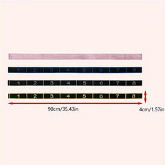 Digital Segmented Yoga Elastic Resistance Band Fitness Stretching Band