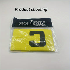 10pcs Yellow Captain Armbands, Hook and loop Fastener