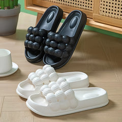 Women's Bubble Slide Platform Slippers