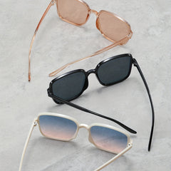 3 Pairs Men's Large Frame Sunglasses UV Protection HD Sunglasses