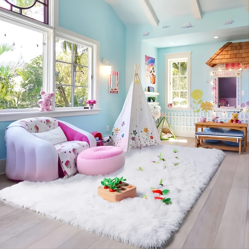 Soft Fluffy Area Rug for Bedroom Living Room Large Plush Furry Shag Rug