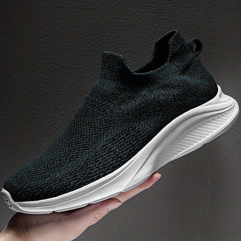 Men's No Tie Loafer Shoes Breathable Mesh Anti skid