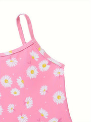 Toddler Girls Daisy Graphic 1 piece Swimsuit Summer Beach Gift