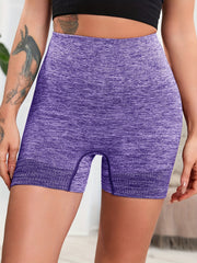 3pcs Seamless High Waist Yoga Running Shorts Women's Activewear