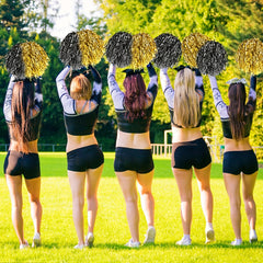 2pcs Cheerleading Pom Poms for Dance Sports Game Party
