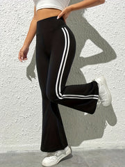 Women's Flared Yoga Pants High Waist V Crossed Leggings