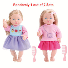 Belinda 30 Dolls with Combs Sweet and Realistic Girl Dolls in Pink Outfits