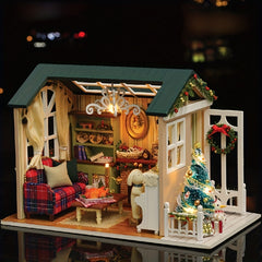 3D Cabin House Jigsaw Puzzle DIY Christmas Gift Girls Children's Toy