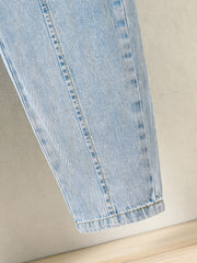 Girls' Casual Jeans with Pleated Details