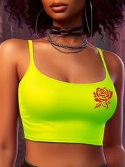 Flower Print Cami Sleep Top Sleeveless