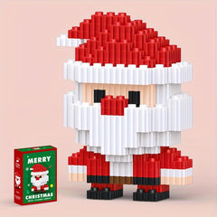 Santa Claus Building Block Toy Christmas Gift Assembled Toy