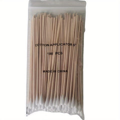 6-Inch Cotton Swabs with Wooden Handles for Cleaning Tactical Accessories