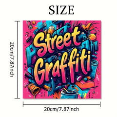 Street Graffiti Adult Coloring Book Urban Art Theme Perfect Gift