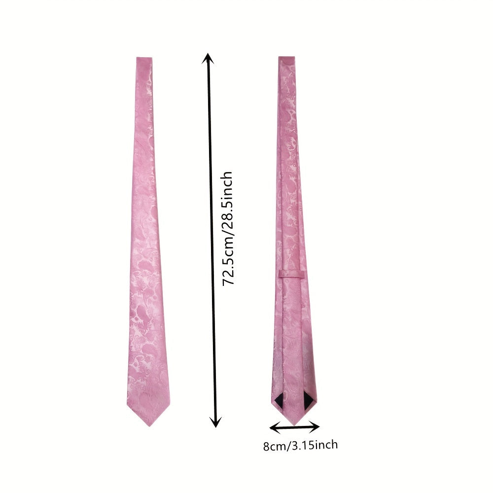 Men's Complex Patterns Necktie Set