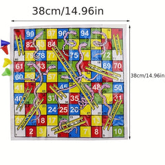 Snakes And Ladders Board Game Classic Family Fun Birthday Gift