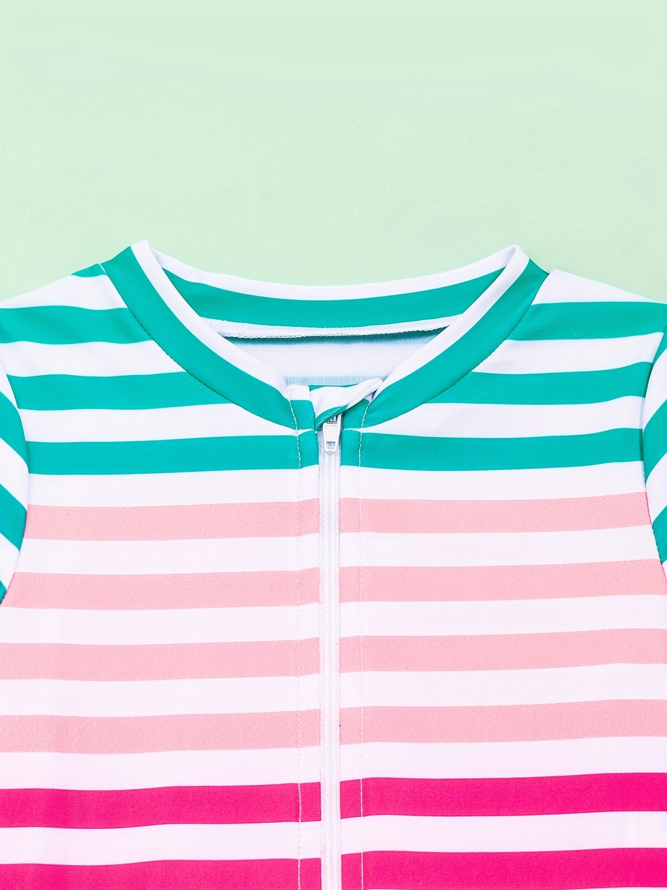 Toddler Girls Rainbow Stripe One Piece Swimsuit