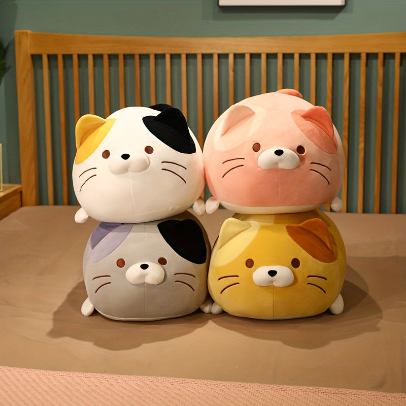 Japanese Group Cat Doll Plush Pillow Soft Cloth Doll Cushion