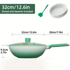 Non Stick Aluminum Skillet for Gas Stove & Induction Cooker PFOA Cookware
