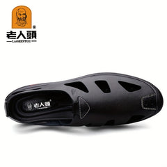 Men's Durable Non Slip Hiking Sandals Comfy Beach Shoes