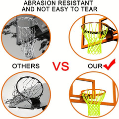 Luminous Basketball Net Night Light Solar Energy Nylon Outdoor Portable
