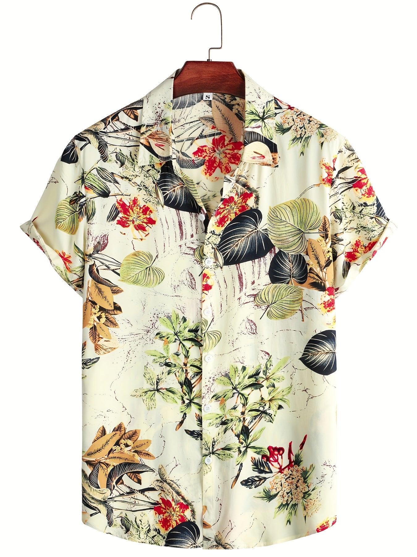 Men's Hawaiian Shirt for Summer Vacation