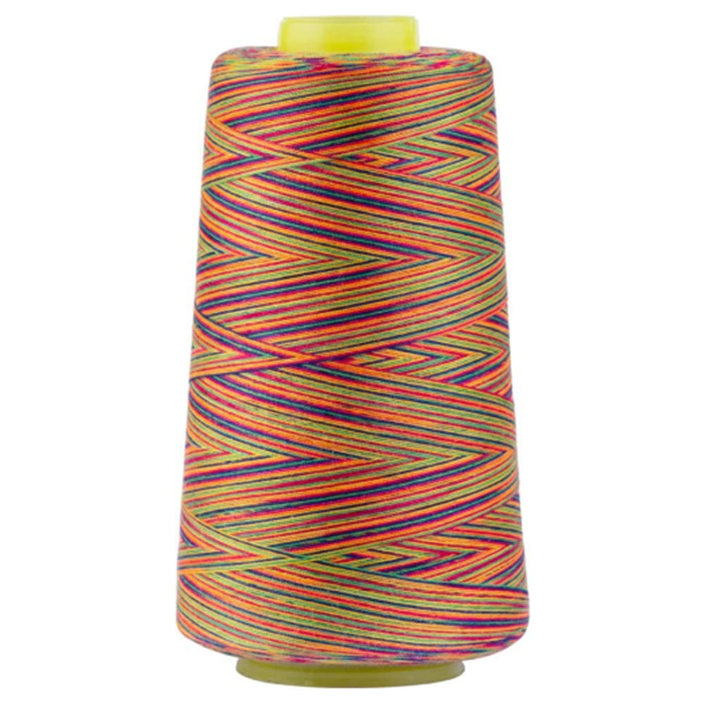 3000 Yards Rainbow Sewing Thread for Machine and Hand Repair Works