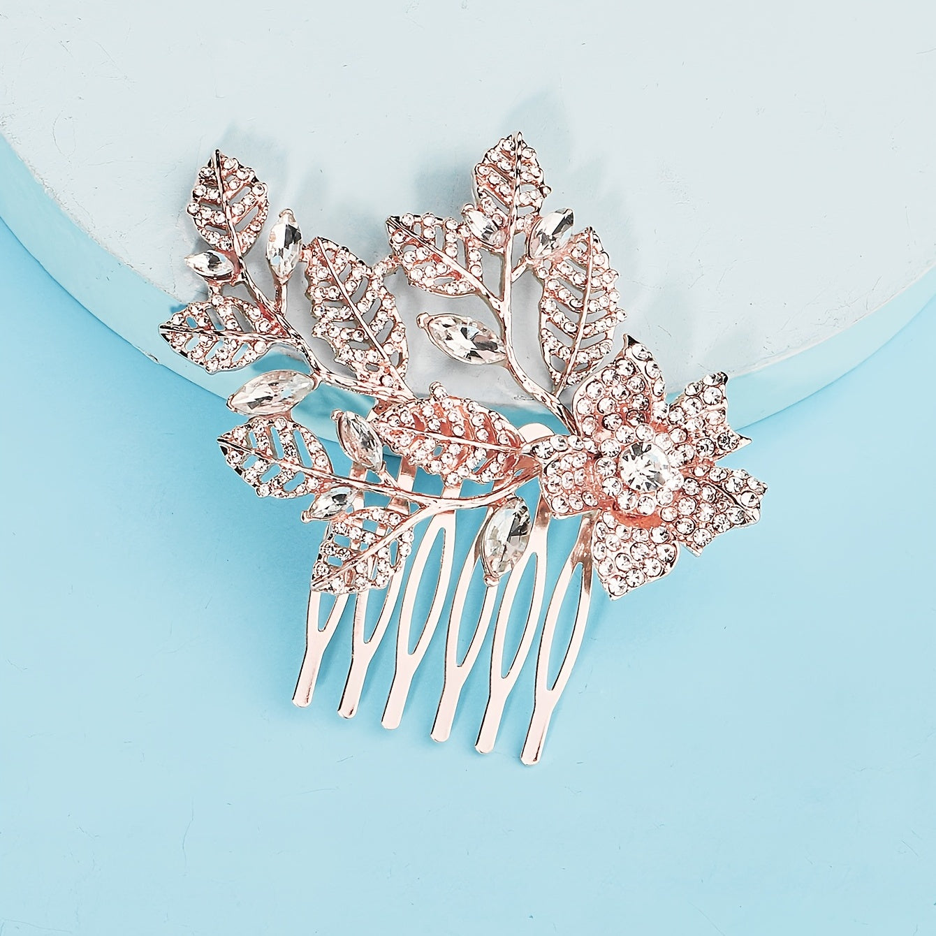 Floral Bridal Hair Comb Wedding Hair Accessories