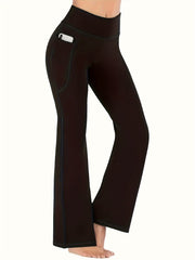 High Waist Yoga Pants Butt Lifting Flared Leggings Women's Activewear