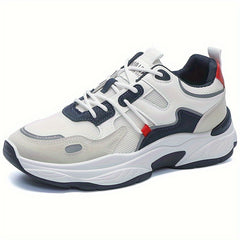 Men's Stylish Non Slip Running Shoes Breathable Lace Up Sneakers