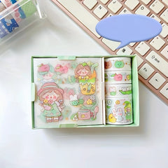 Hand Ledger Sticker Tape Stationery Children's DIY Set