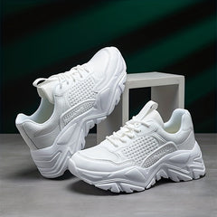 Men's Breathable Chunky Sneakers For Jogging Gym