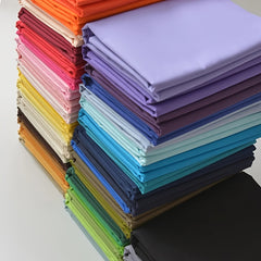 30pcs 100% Cotton Twill Solid Fabric Set DIY Handicraft Sewing Home Patchwork
