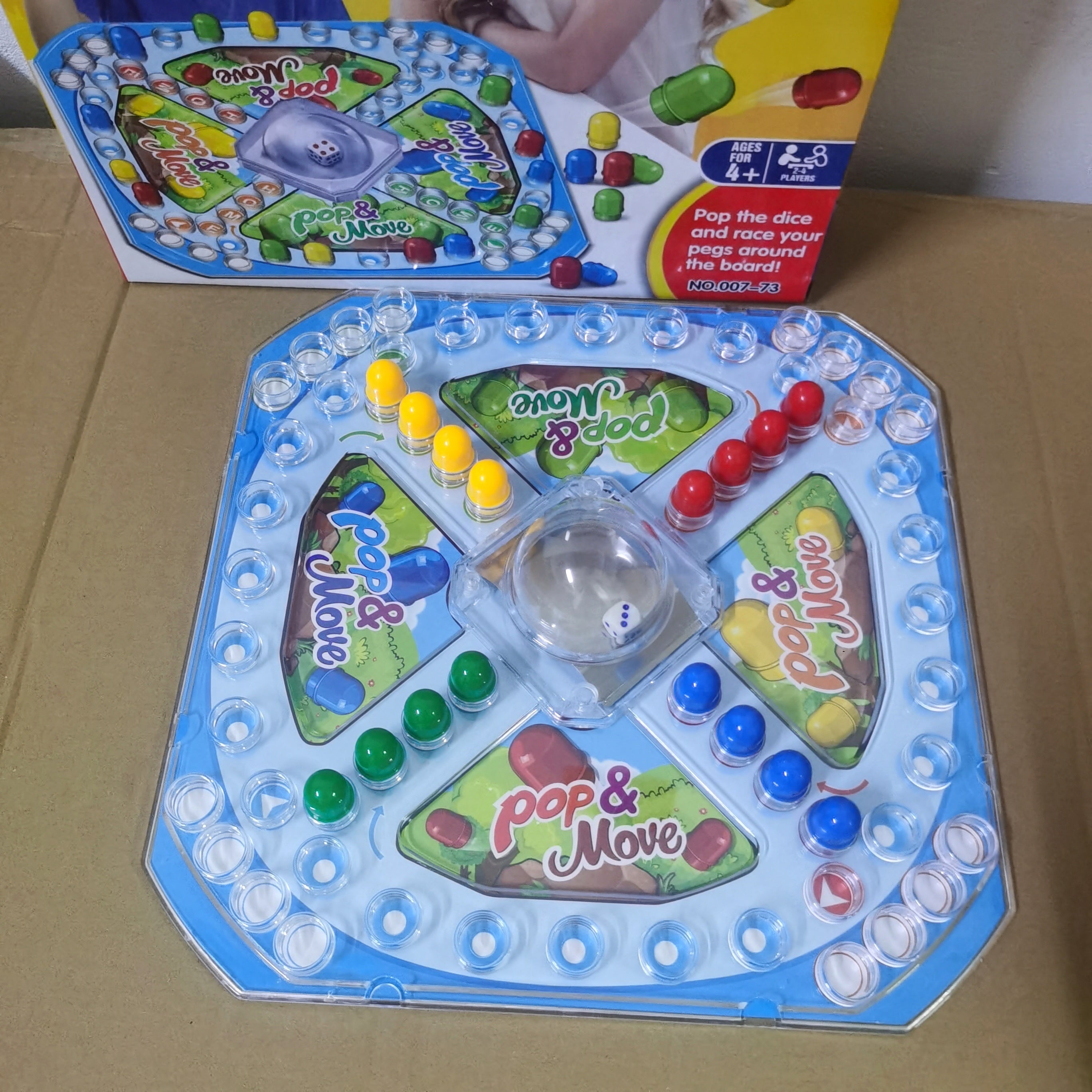 Checkers Game Fun Tabletop Interactive Game 2-4 Players