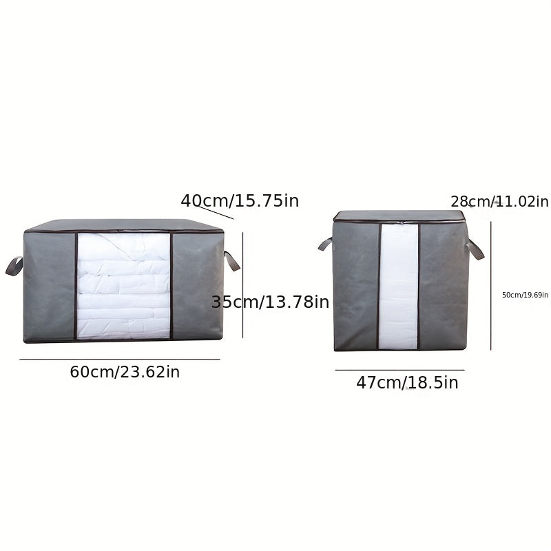 Thicker Luggage Storage Bag Quilted Quilt Duffel Non woven Clothing Hand Luggage