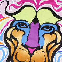 Lion Bandana Silk Tube Top Casual Shawl Scarf Wrap