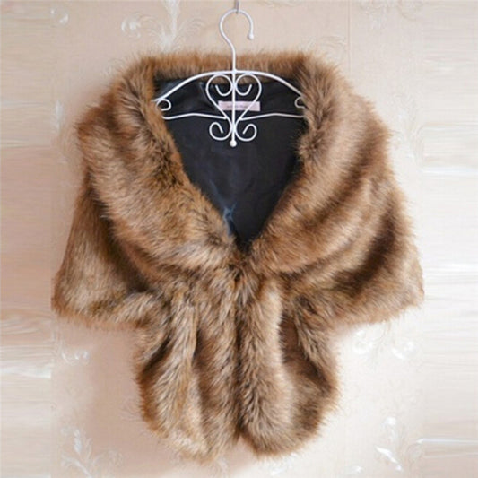 Wedding Bridal Shawl PU Leather Warm Shawl Cape Cover Up Wraps For Party Evening
