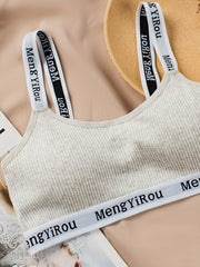 3pcs Teen Girls Knitted Sport Bra Breathable Underwear Vest