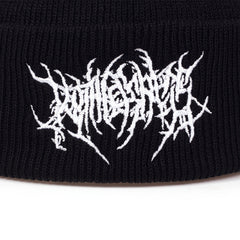 Winter Embroidered Knitted Beanie Wool Hat Ski Beret Adult Beanies