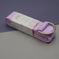 Yoga Strap for Beginners Breathable Non Slip Durable with D Ring Belt